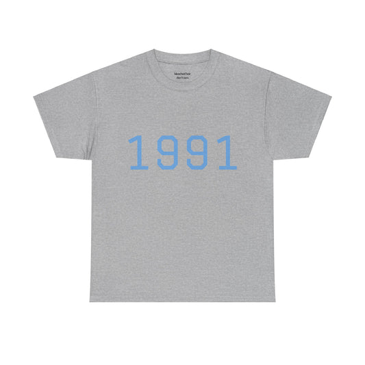 1991 College Varsity Birth Year T-Shirt (Unisex)