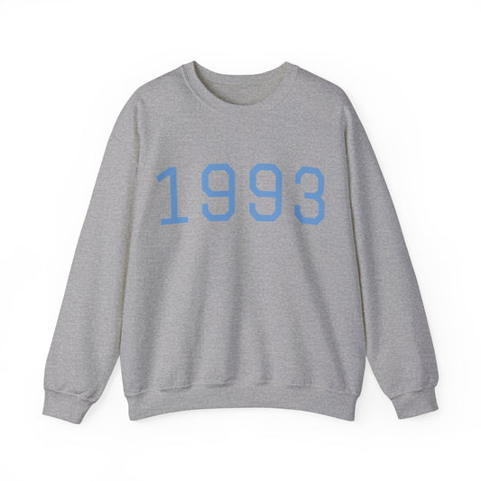 1993 College Varsity Birth Year Sweatshirt (Unisex)