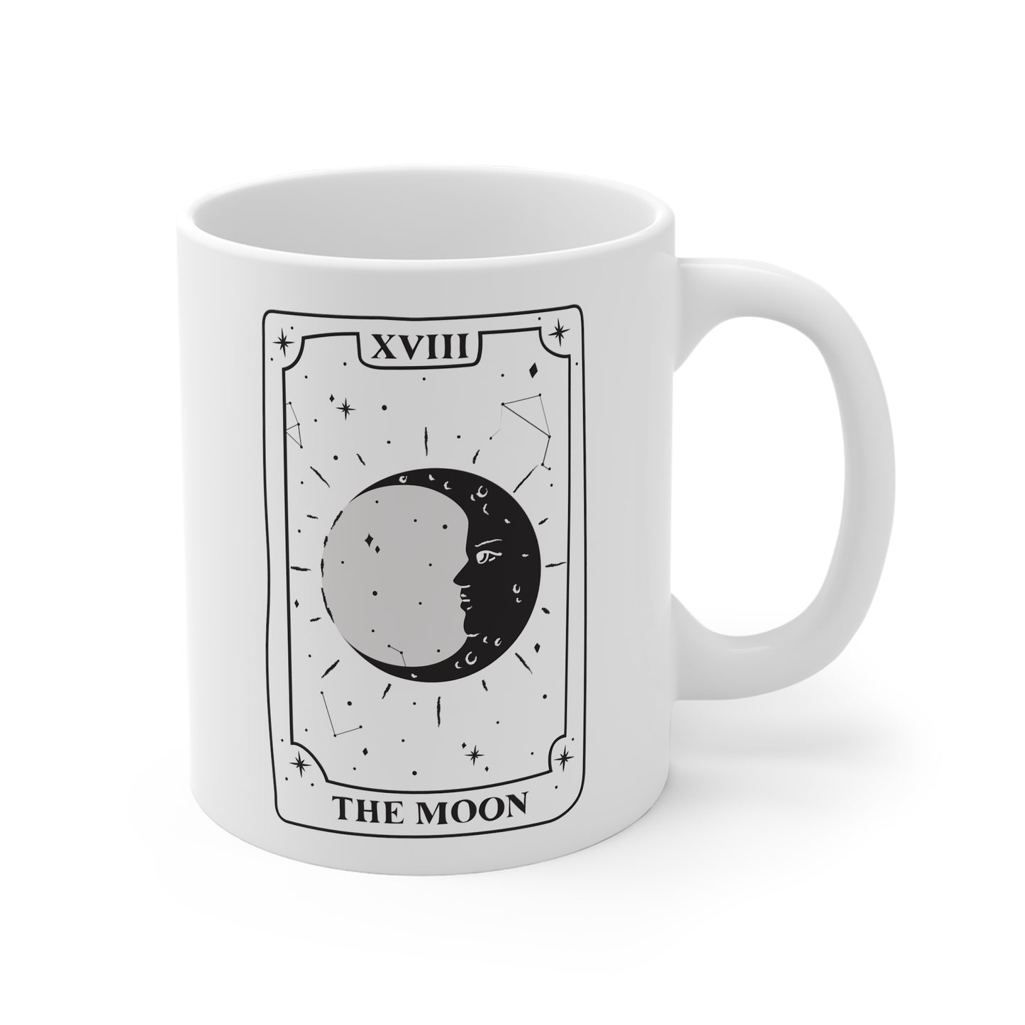 The Moon Tarot Card Coffee Mug
