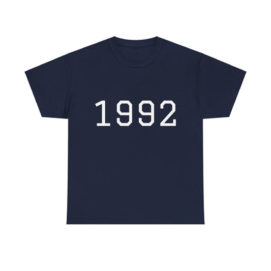 1992 College Varsity Birth Year T-Shirt (Unisex)