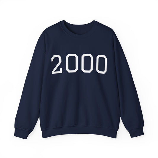 2000 College Varsity Birth Year Sweatshirt (Unisex)